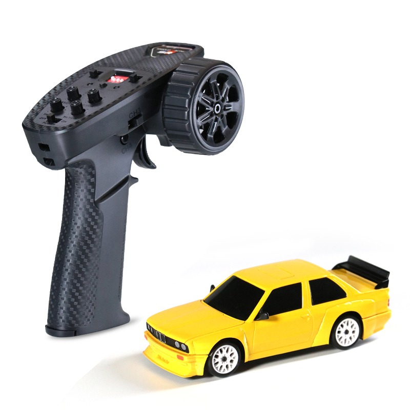 BMW E30 M3 - Mini RC Car - YELLOW